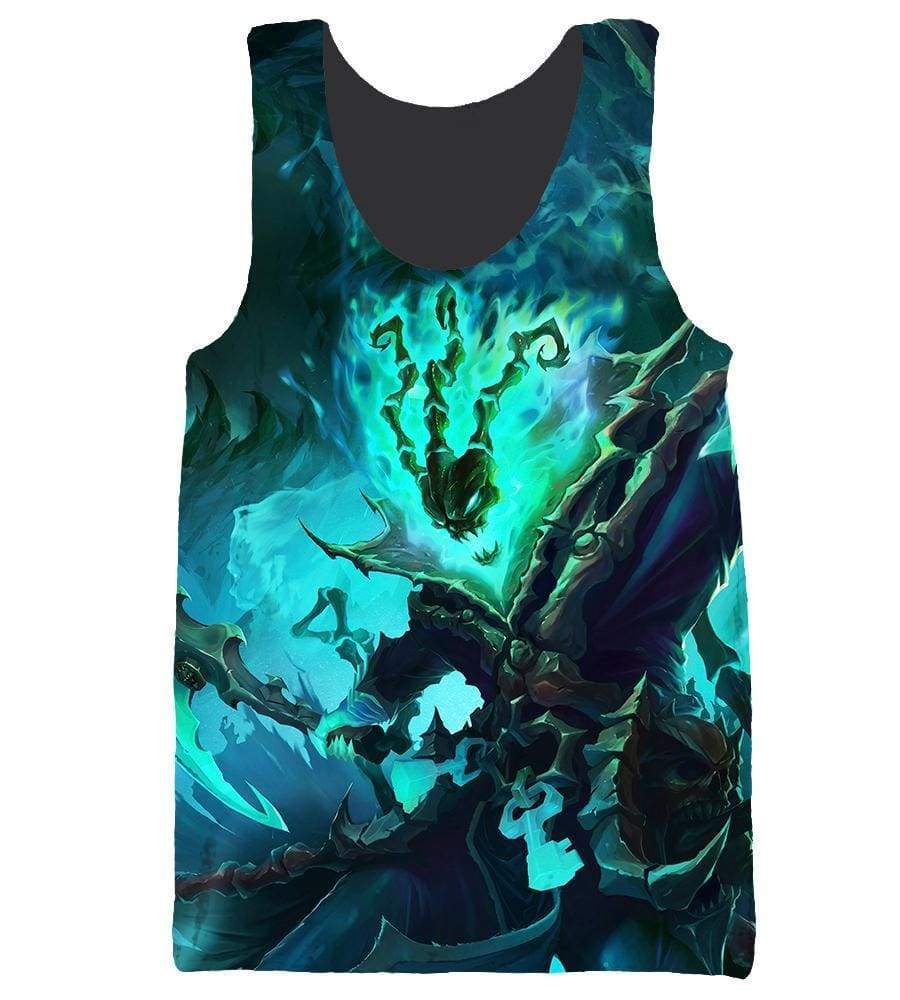 League Of Legend Thresh Hoodies - Pullover Black Hoodie