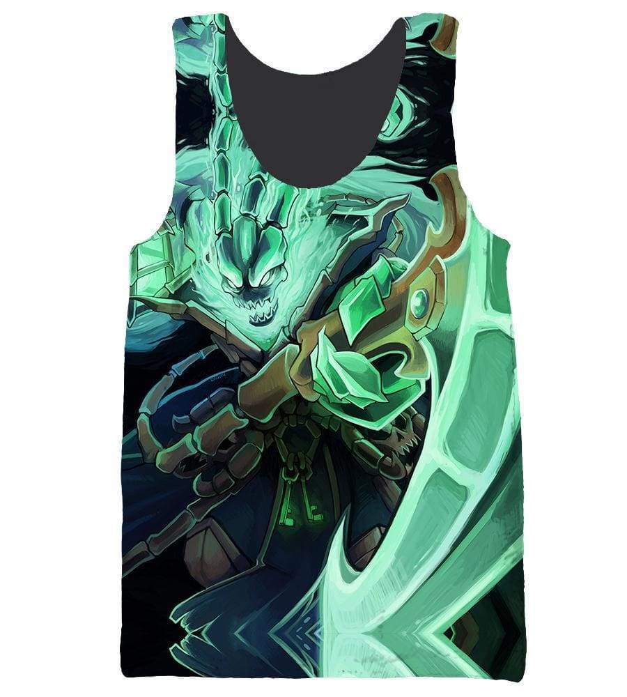 League Of Legend Thresh Hoodies - Pullover Green Hoodie