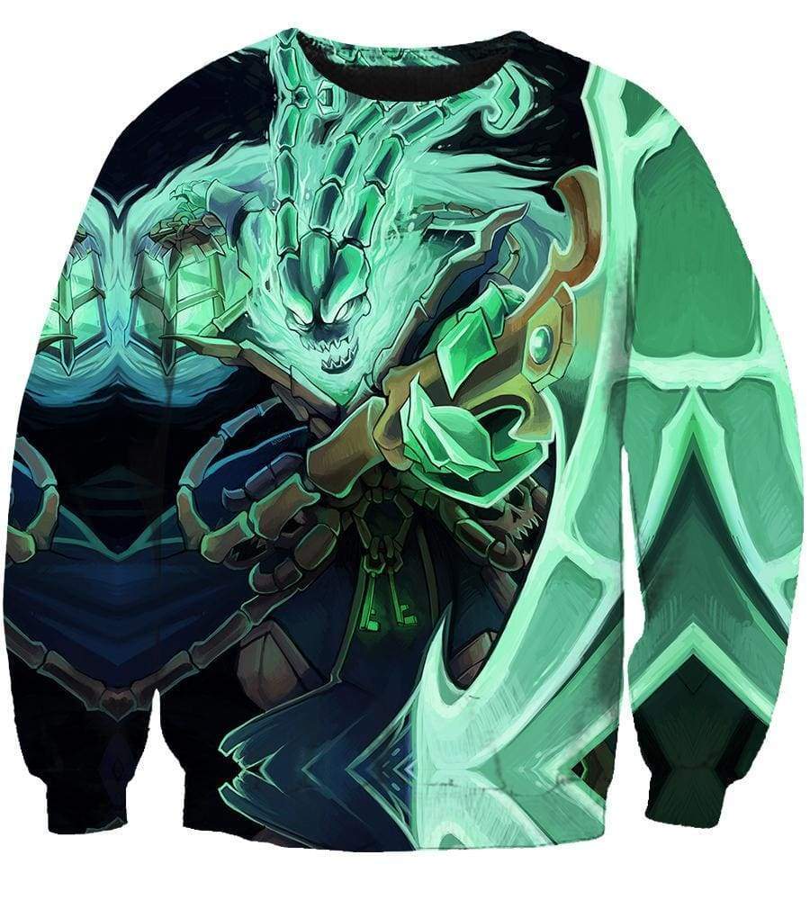 League Of Legend Thresh Hoodies - Pullover Green Hoodie