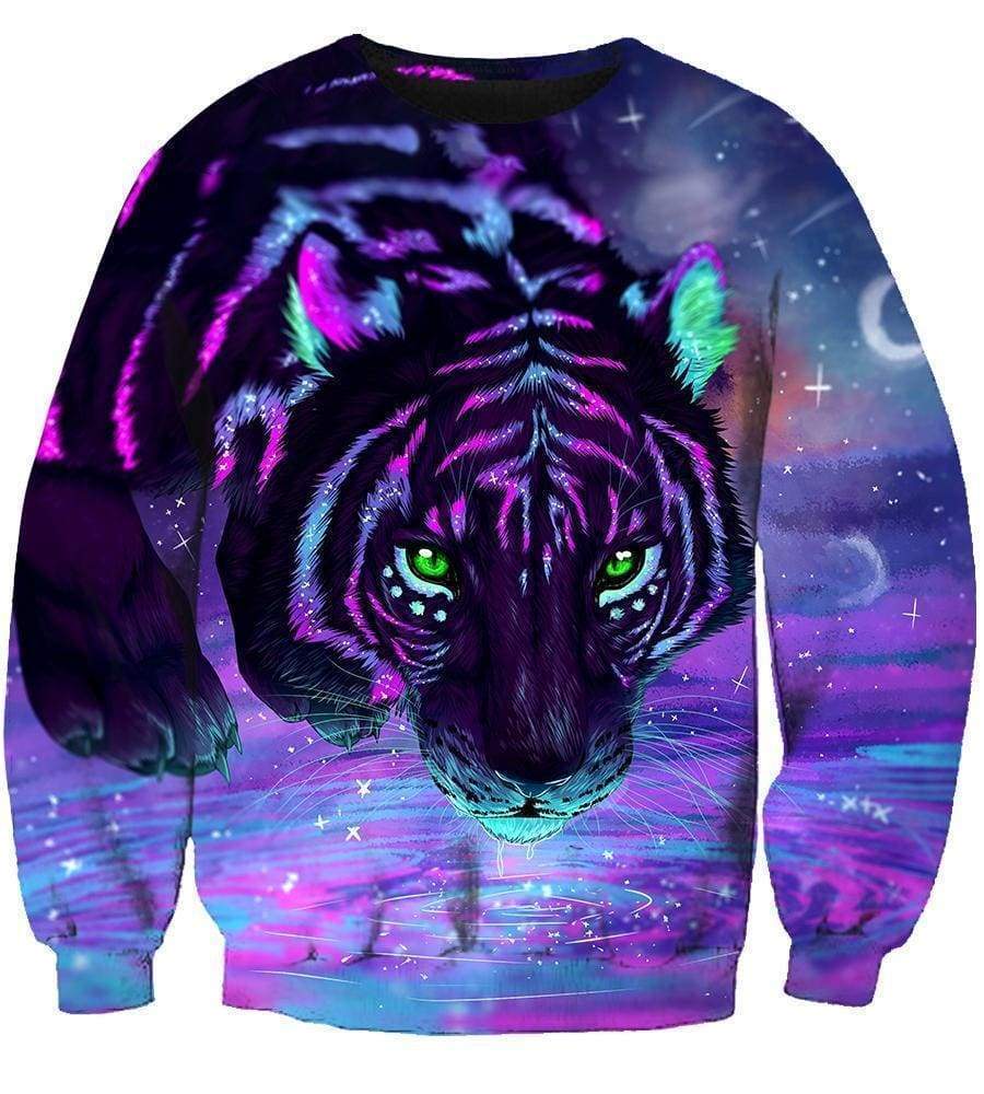 Tiger - 3D Hoodie, Zip-Up, Sweatshirt, T-Shirt #2