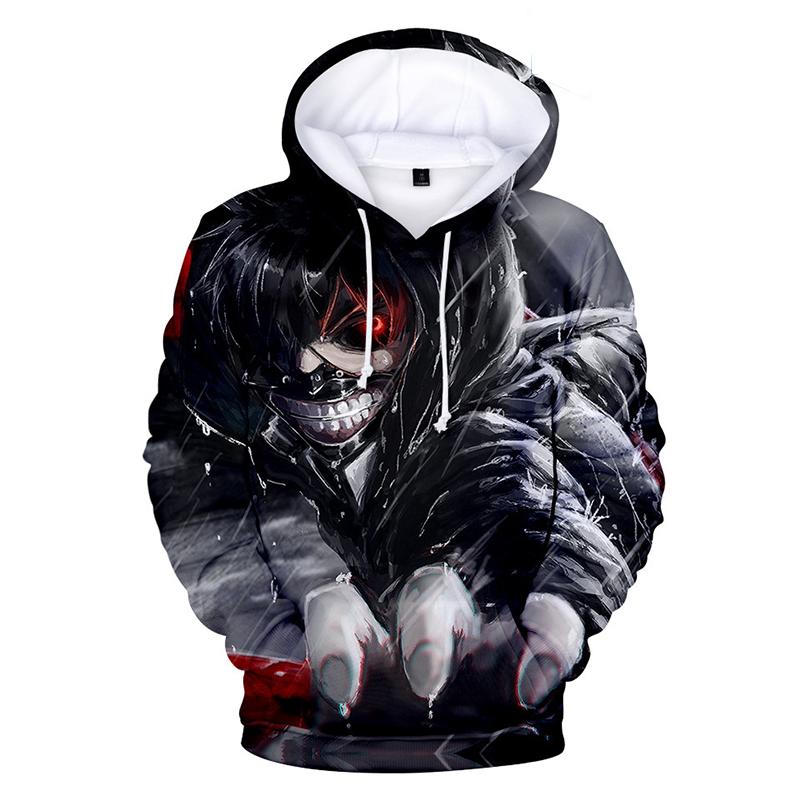 Tokyo Ghoul Hoodies - Tokyo Ghoul Anime Series Kaneki Ken Mask Hoodie