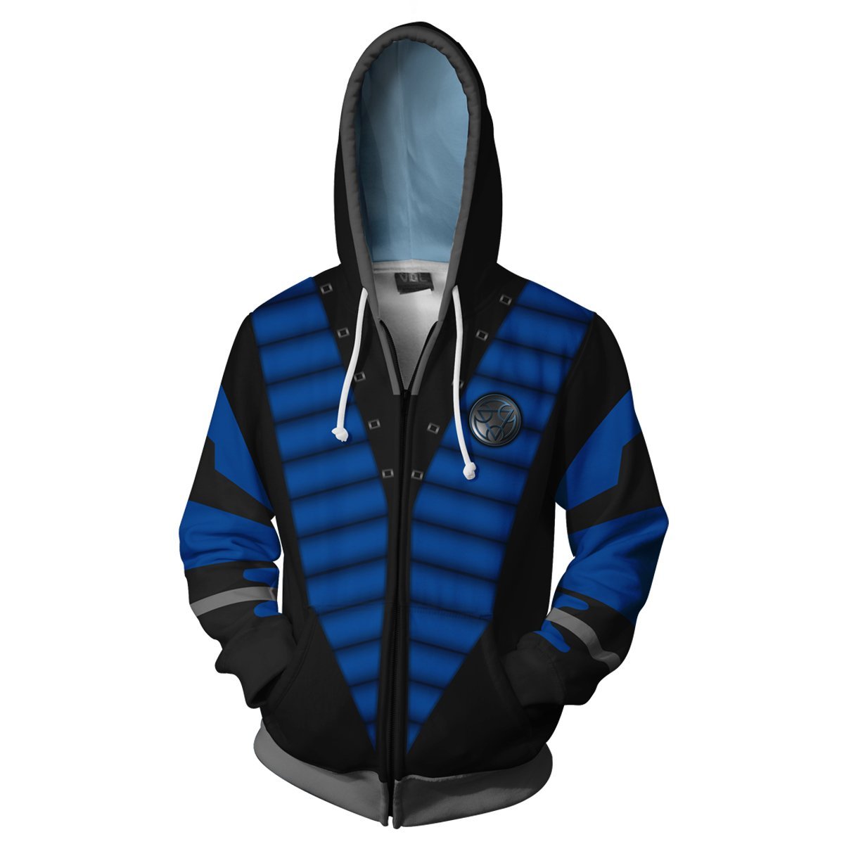 Mortal Kombat Hoodies - Zip Up Subzero 3D Hoodie