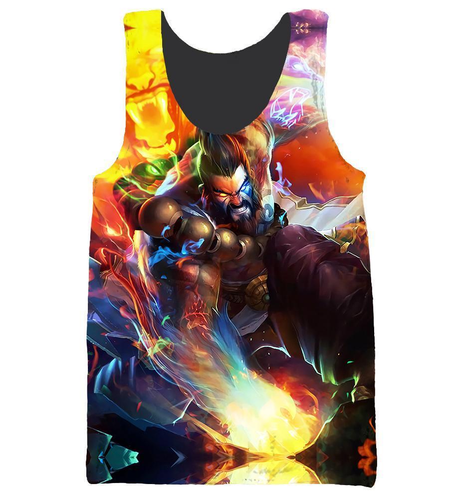 League Of Legend Udyr Hoodies - Pullover Yellow Hoodie