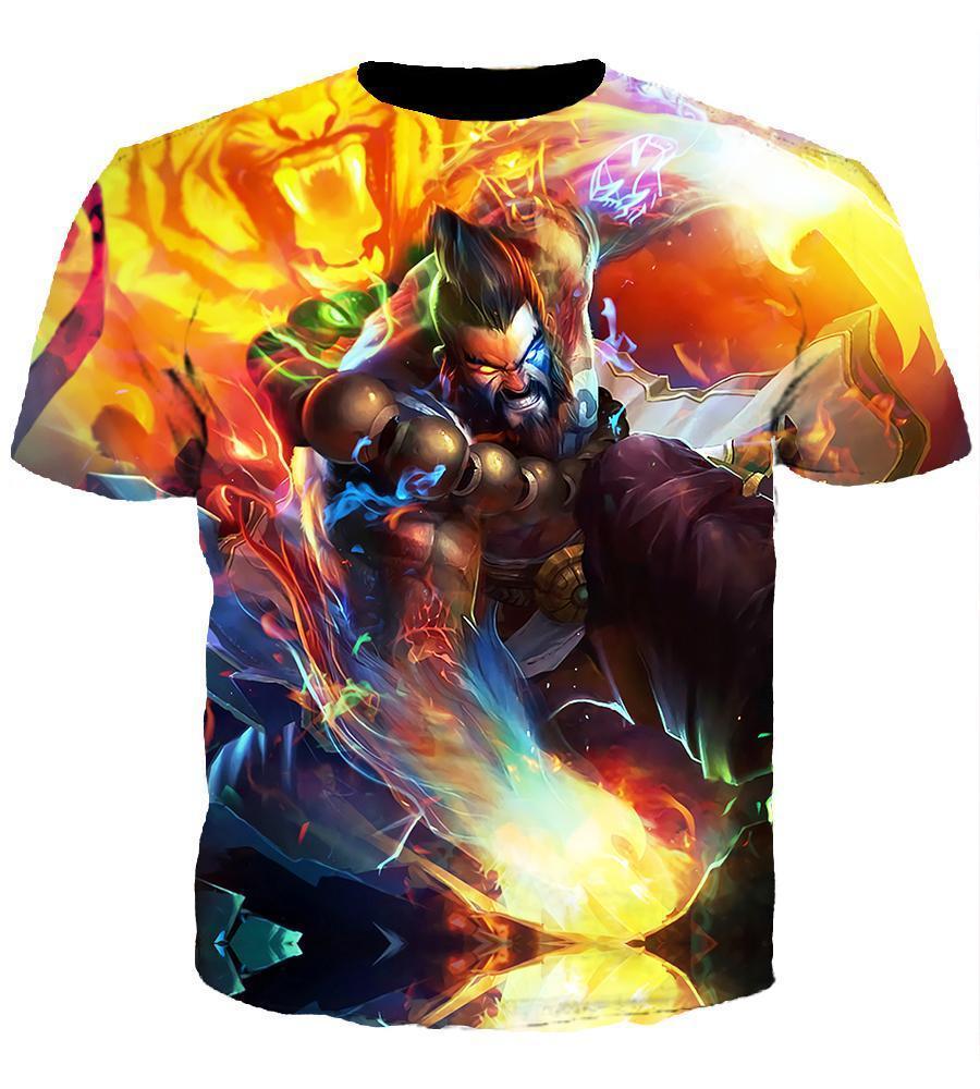 League Of Legend Udyr Hoodies - Pullover Yellow Hoodie