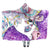 Miracle Unicorn Hooded Blanket - Cut White Blanket