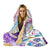 Miracle Unicorn Hooded Blanket - Cut White Blanket