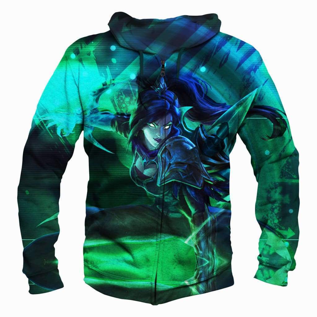 League Of Legend Vayne Hoodies - Pullover Green Hoodie