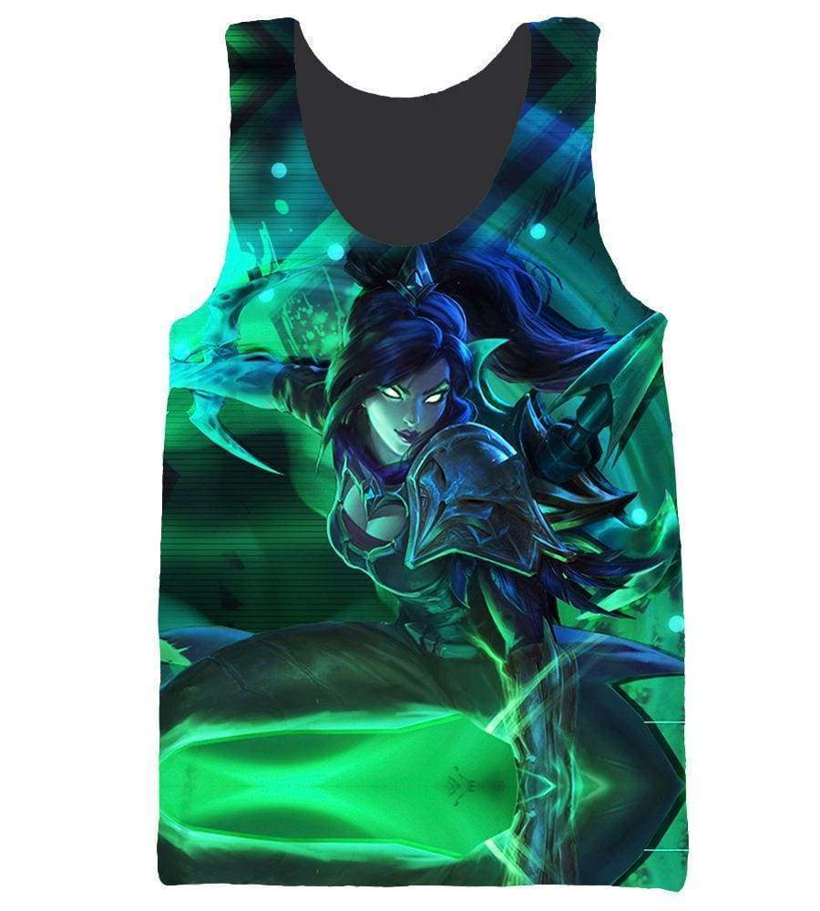 League Of Legend Vayne Hoodies - Pullover Green Hoodie