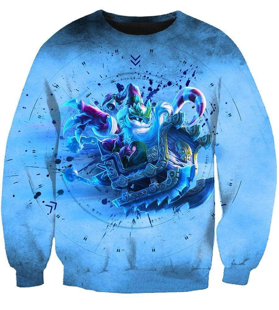 League Of Legend Veigar Hoodies - Pullover Blue Hoodie