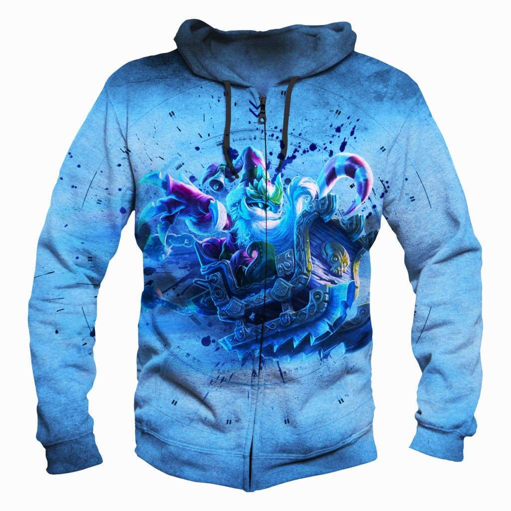 League Of Legend Veigar Hoodies - Pullover Blue Hoodie