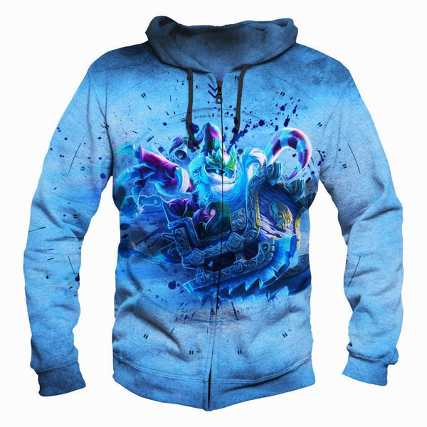 League Of Legend Veigar Hoodies Pullover Blue Hoodie Hoodiesbuy 