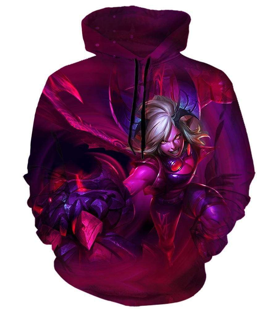 League Of Legend VI Hoodies - Pullover Red Hoodie