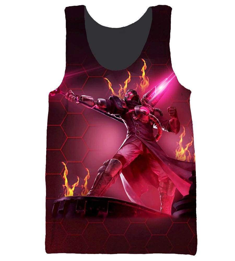 League Of Legend Viktor Hoodies -Pullover Red Hoodie