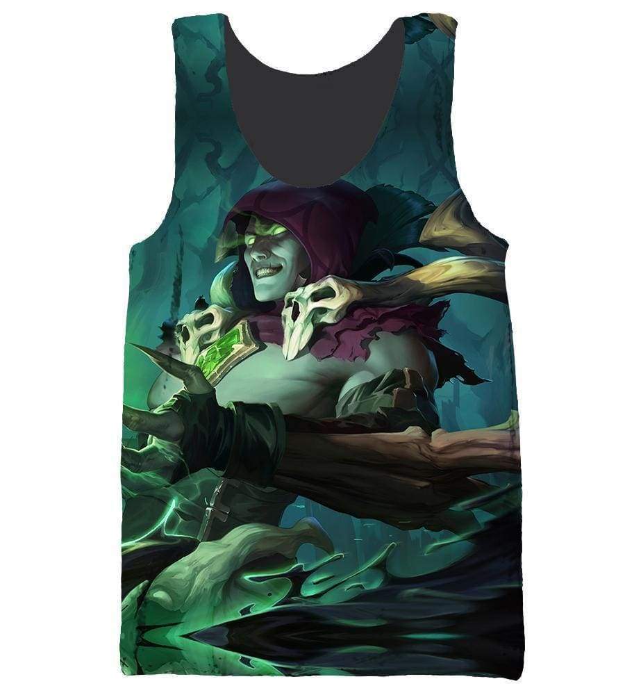 League Of Legend Vladimir Hoodies - Pullover Green Hoodie