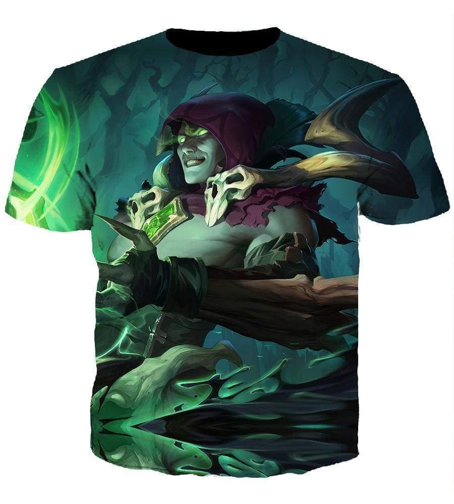 League Of Legend Vladimir Hoodies - Pullover Green Hoodie