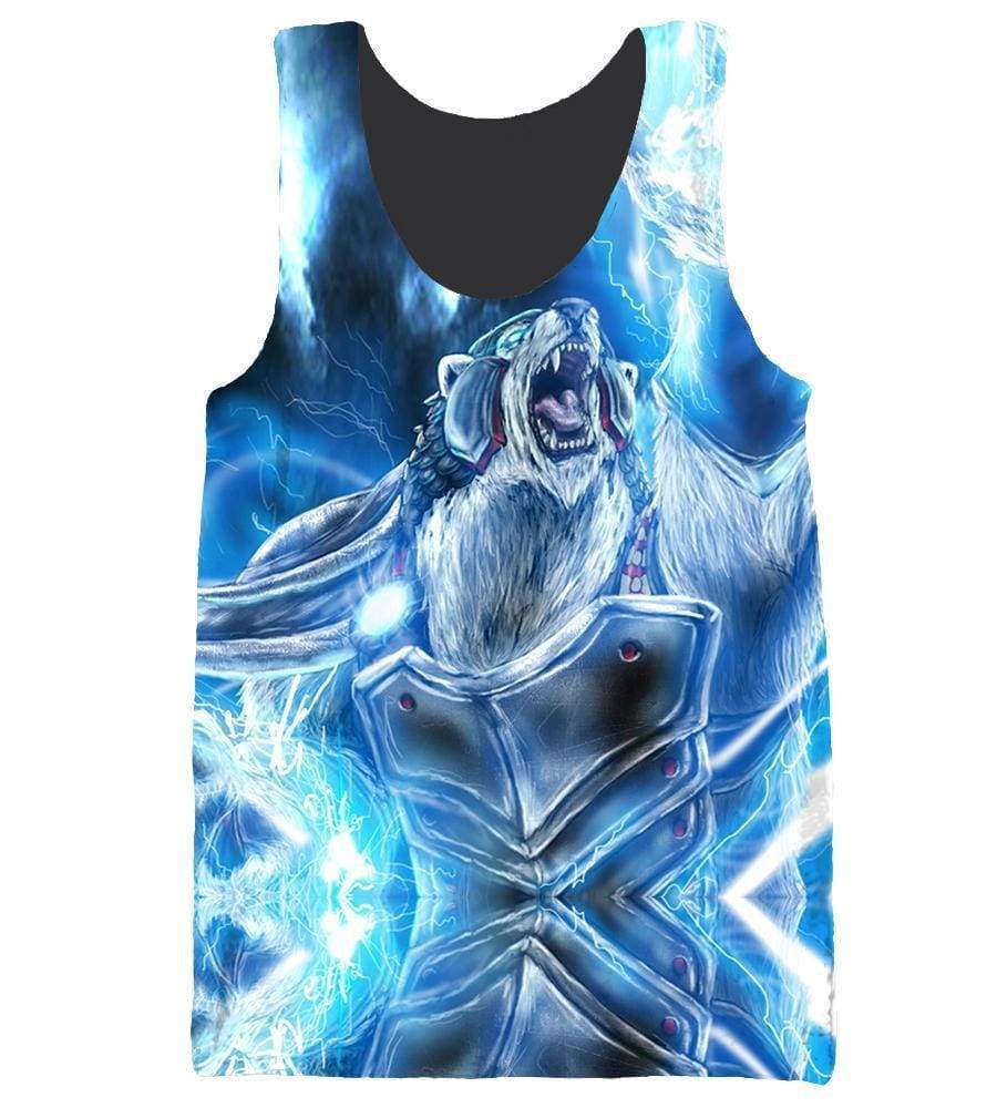 League Of Legend  Volibear Hoodies - Pullover Blue Hoodie