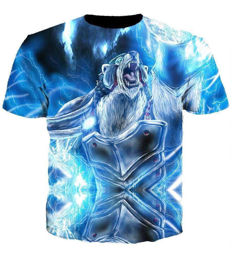 League Of Legend  Volibear Hoodies - Pullover Blue Hoodie