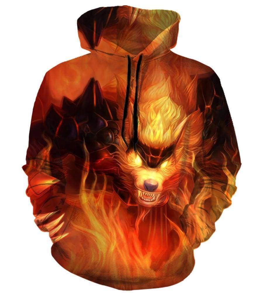 League Of Legend  Warwick Hoodies - Pullover Yellow Hoodie