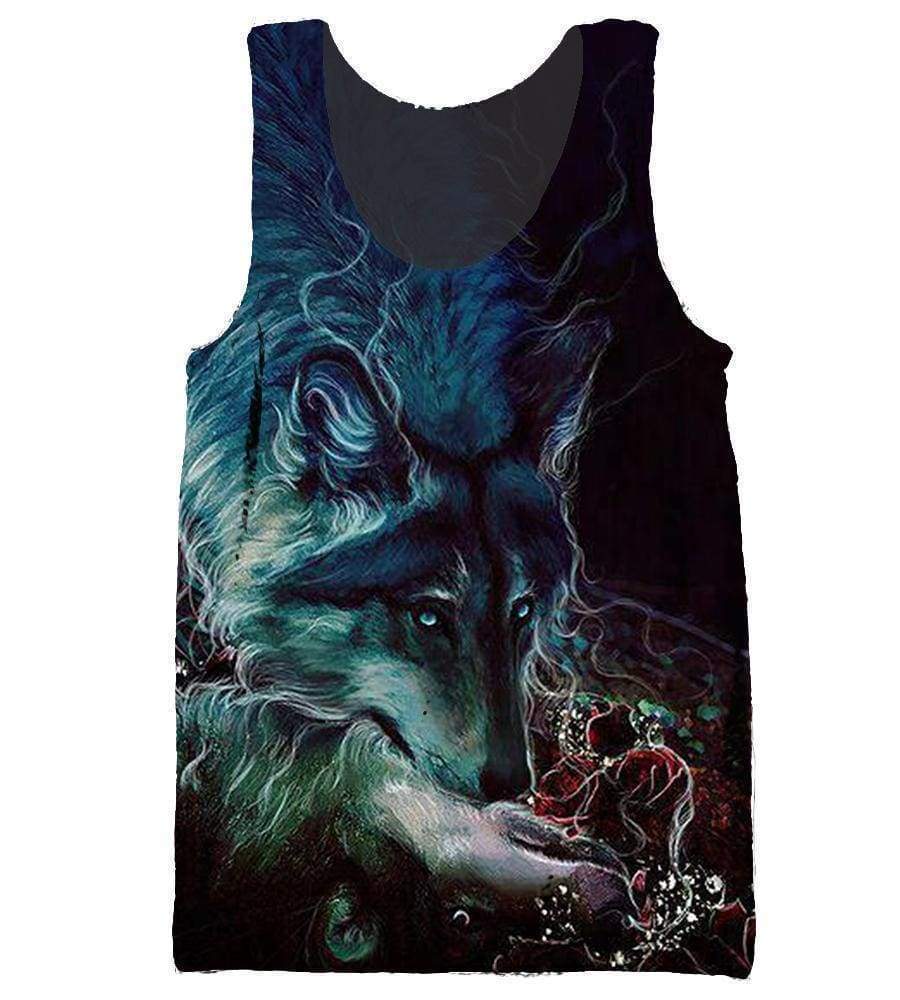 Wolf - 3D Hoodie, Zip-Up, Sweatshirt, T-Shirt #2