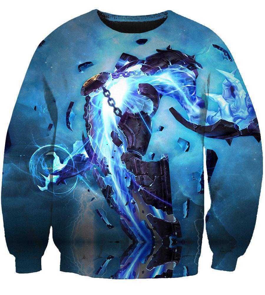 League Of Legend Xerath Hoodies - Pullover Blue Hoodie