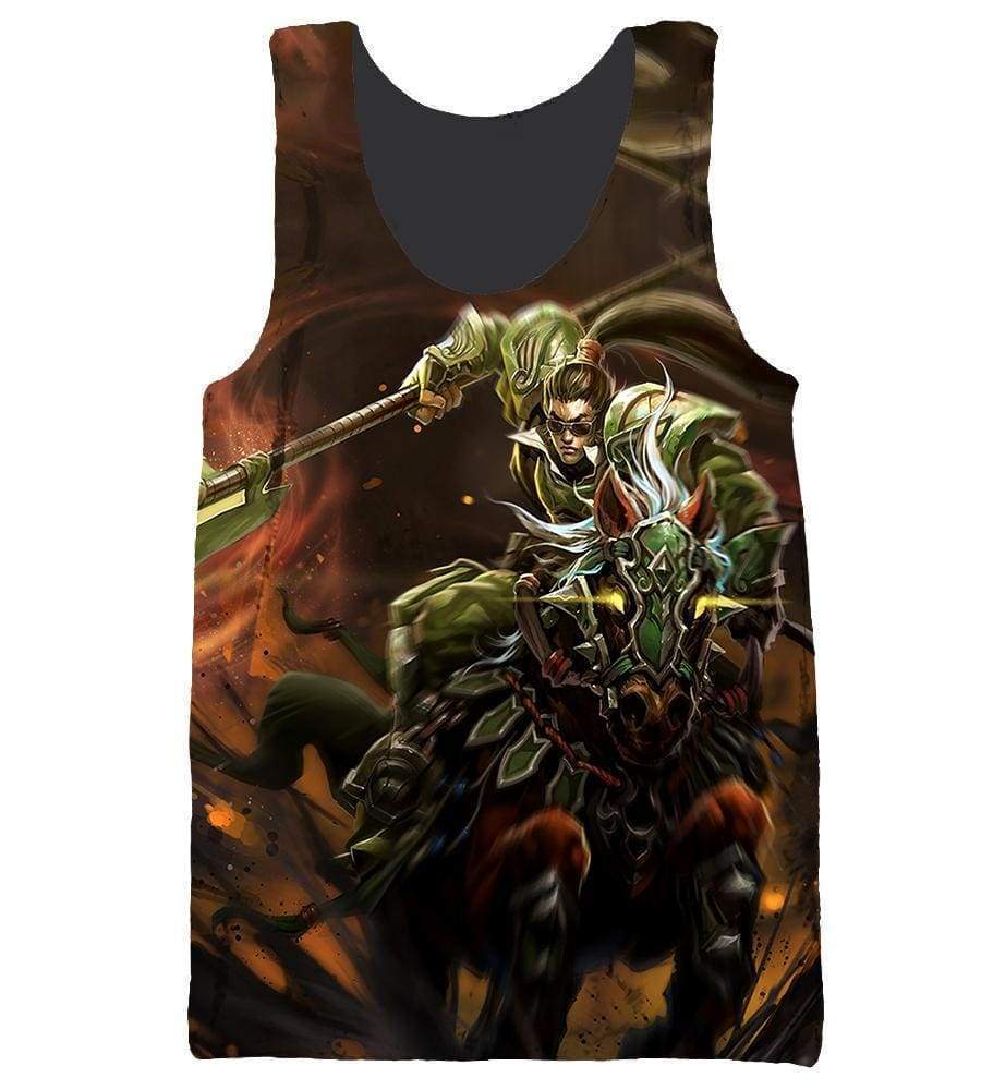 League Of Legend Xin Zhao Hoodies - Pullover Black Hoodie