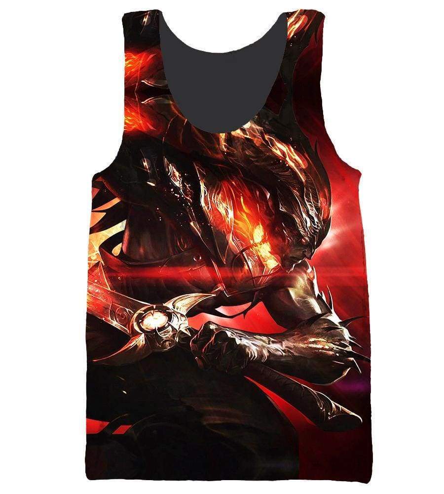 League Of Legend Yasuo Hoodies - Pullover Red Hoodie