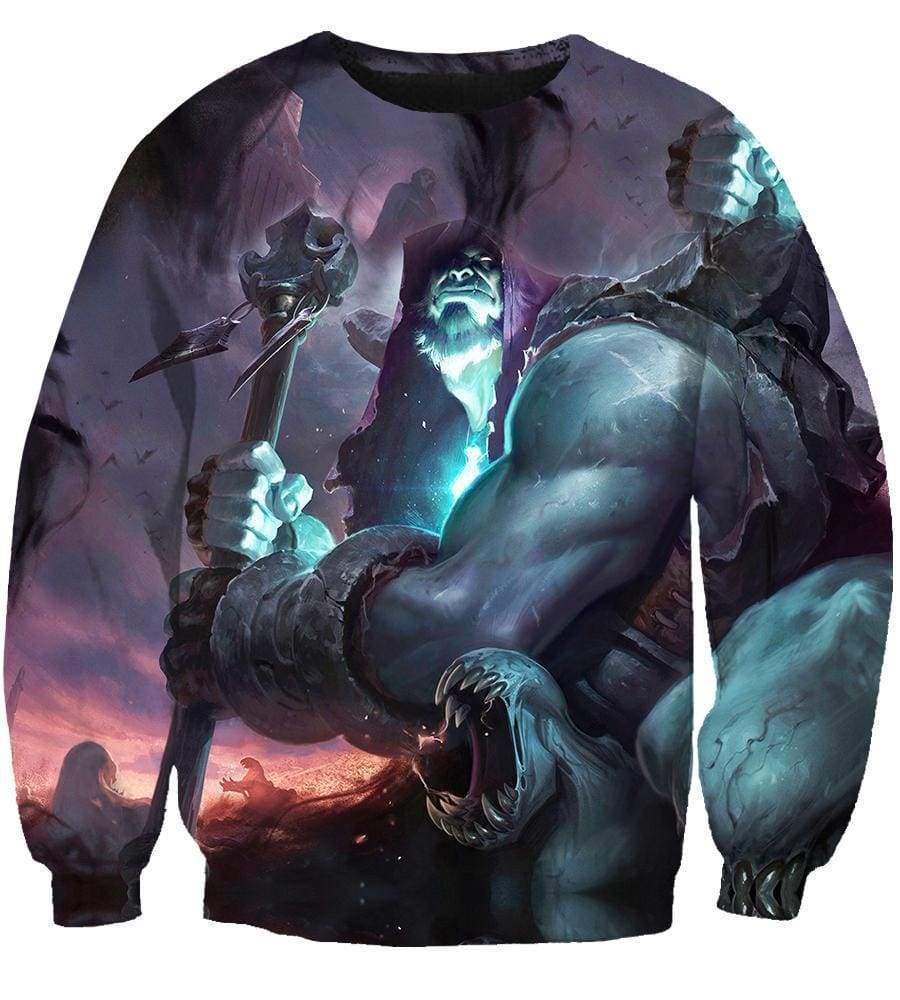 League Of Legend Yorick Hoodies - Pullover Black Hoodie