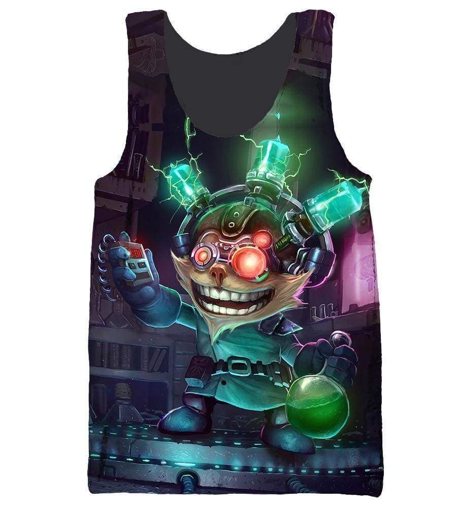 League Of Legend Ziggs Hoodies - Pullover Black Hoodie