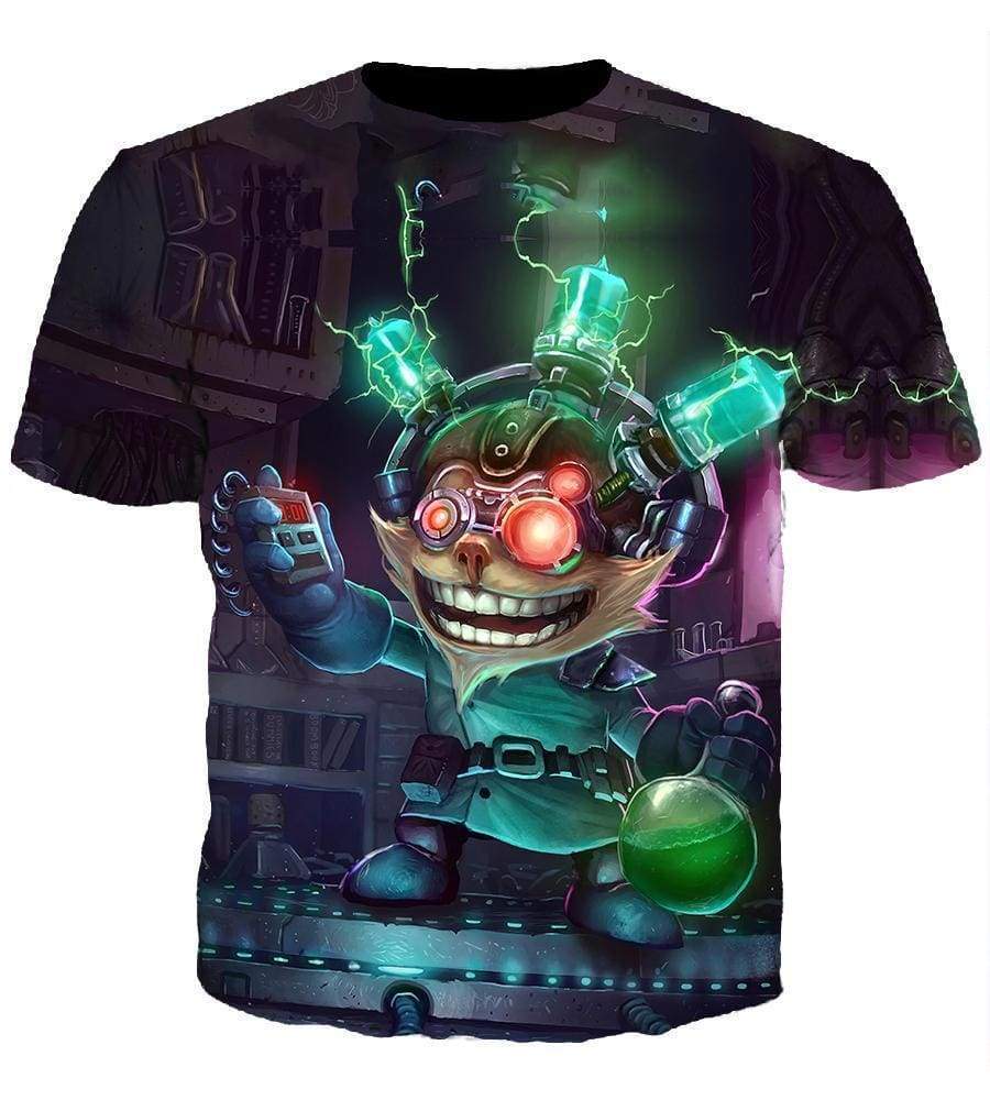 League Of Legend Ziggs Hoodies - Pullover Black Hoodie