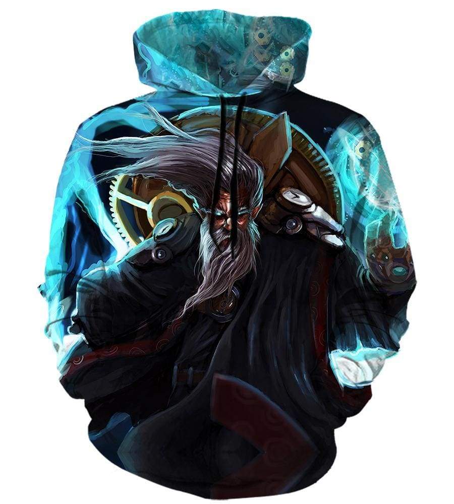 League Of Legend Zilean Hoodies - Pullover Black Hoodie