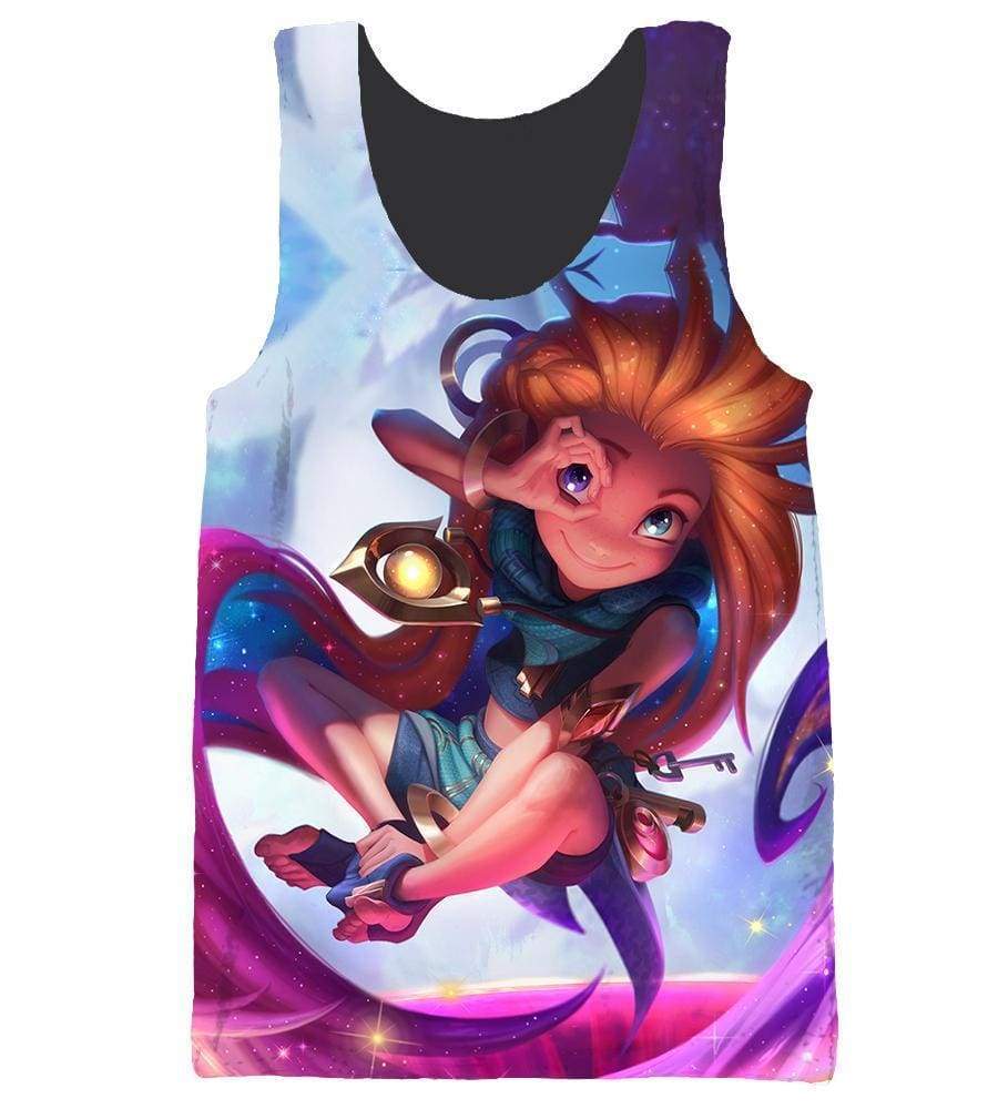League Of Legend Zoe Hoodies - Pullover Blue Hoodie