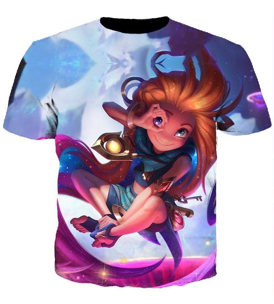 League Of Legend Zoe Hoodies - Pullover Blue Hoodie