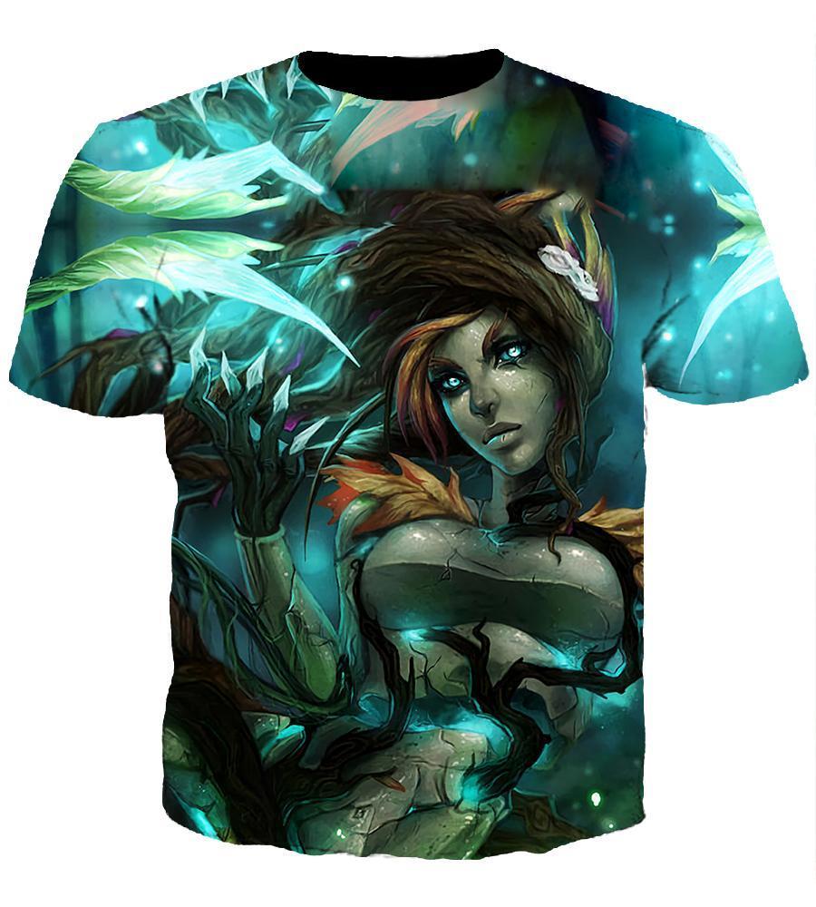 League Of Legend  Zyra Hoodies - Pullover Green Hoodie